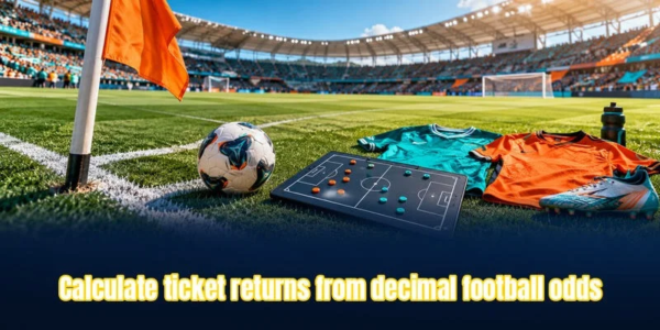 Calculate ticket returns from decimal football odds