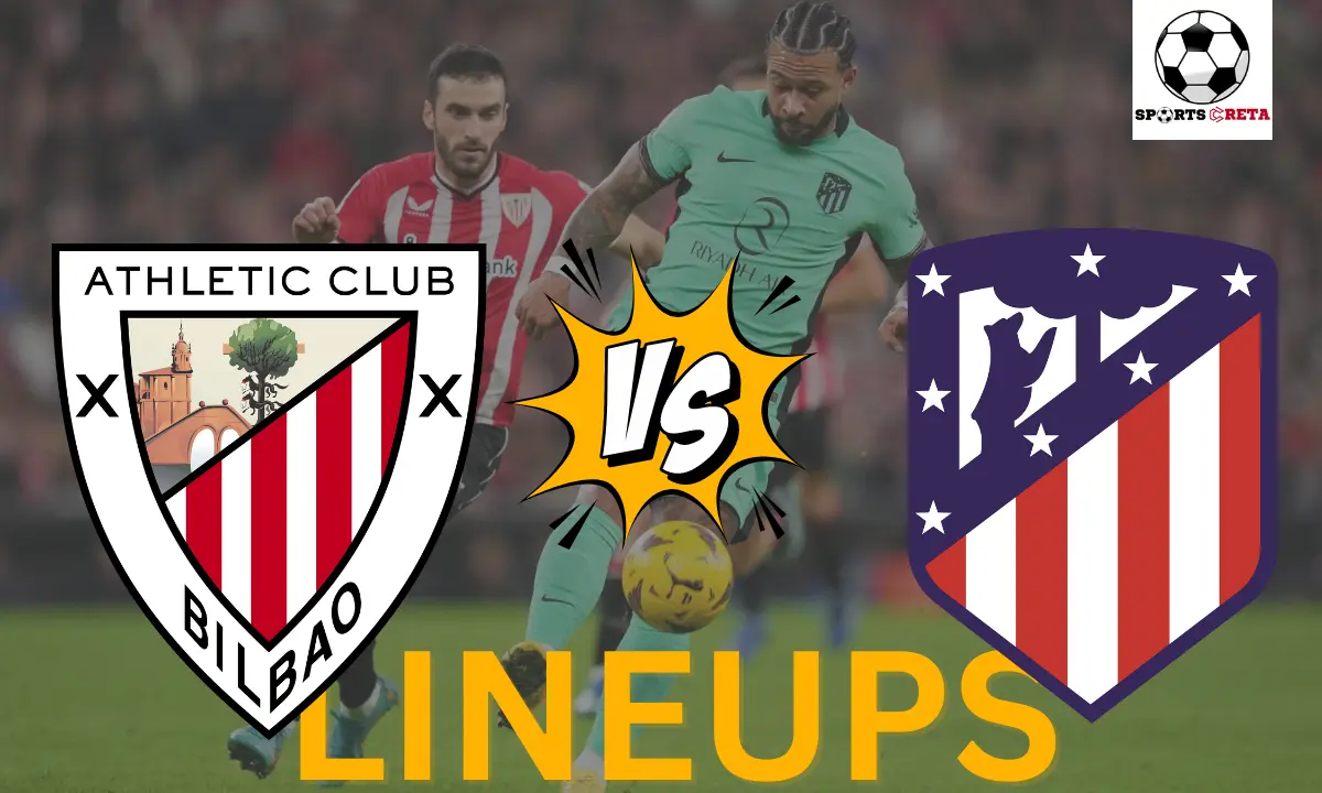 Graphic preview for the Athletic Bilbao vs Atletico Madrid La Liga match.