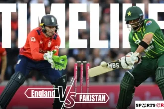 England Cricket Team vs Pakistan National Cricket Team Timeline