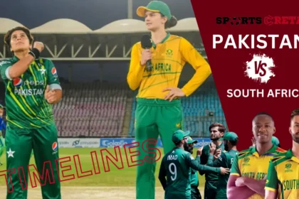 Pakistan National Cricket Team vs South Africa National Cricket Team Timeline