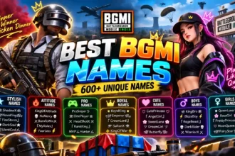 Best BGMI Names