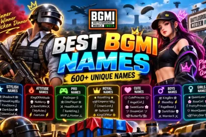 Best BGMI Names