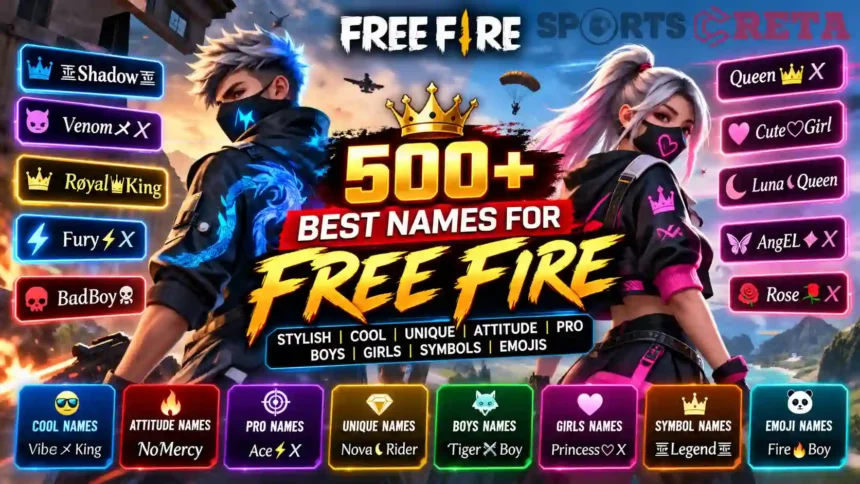 Best Name for Free Fire