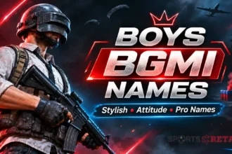 Boys BGMI Names