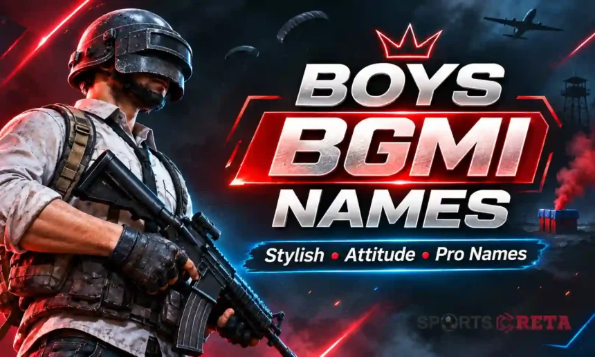 Boys BGMI Names