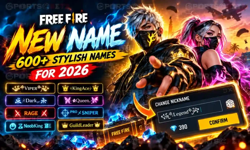 Free Fire New Name